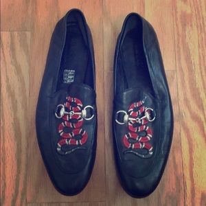 Gucci Leather Loafer with Kingsnake